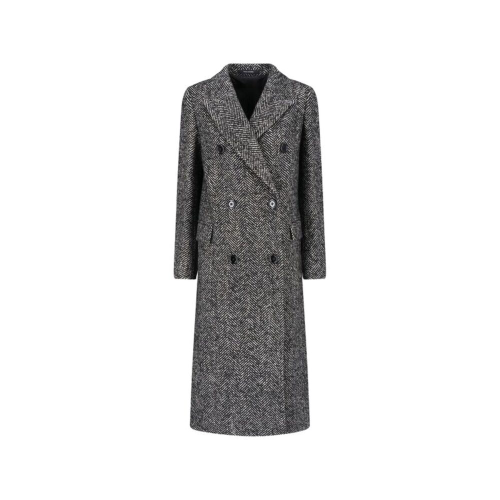 Tagliatore Black Coats - Double Breasted & Peacoats Women